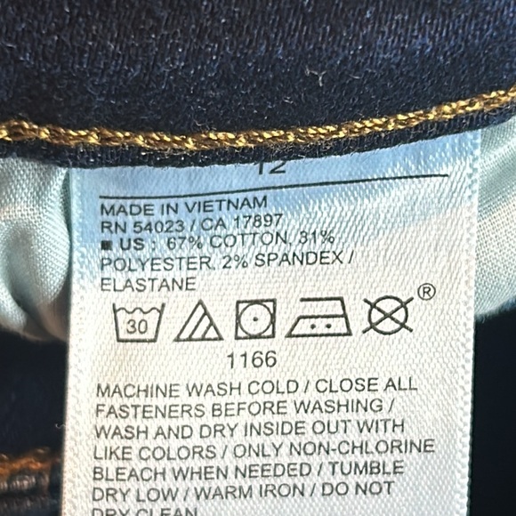 Old Navy Midrise Kicker Boot Cut Jeans Women Size 12 NEW - Picture 8 of 13